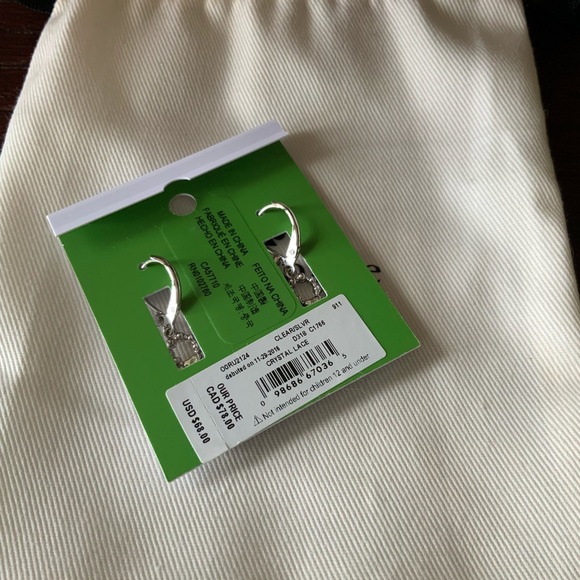 NWT kate spade snowflake ❄️ earrings - Picture 3 of 3